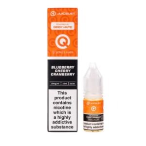 Blueberry Cherry Cranberry Q Series 6000 Nic Salt E-Liquid by Juicelet