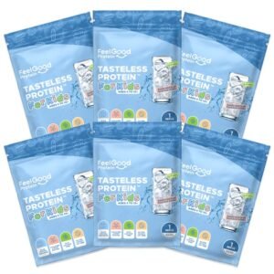 Tasteless Protein for Kids (Collagen & Whey) by Feel Good Protein – Sample Pack